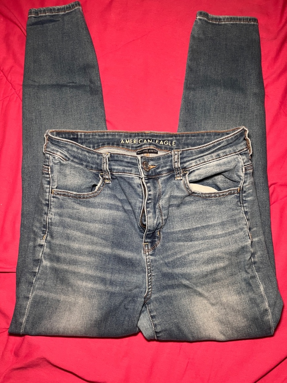 Women’s American Eagle Hi Rise Jegging Size 12 Regular Preowned